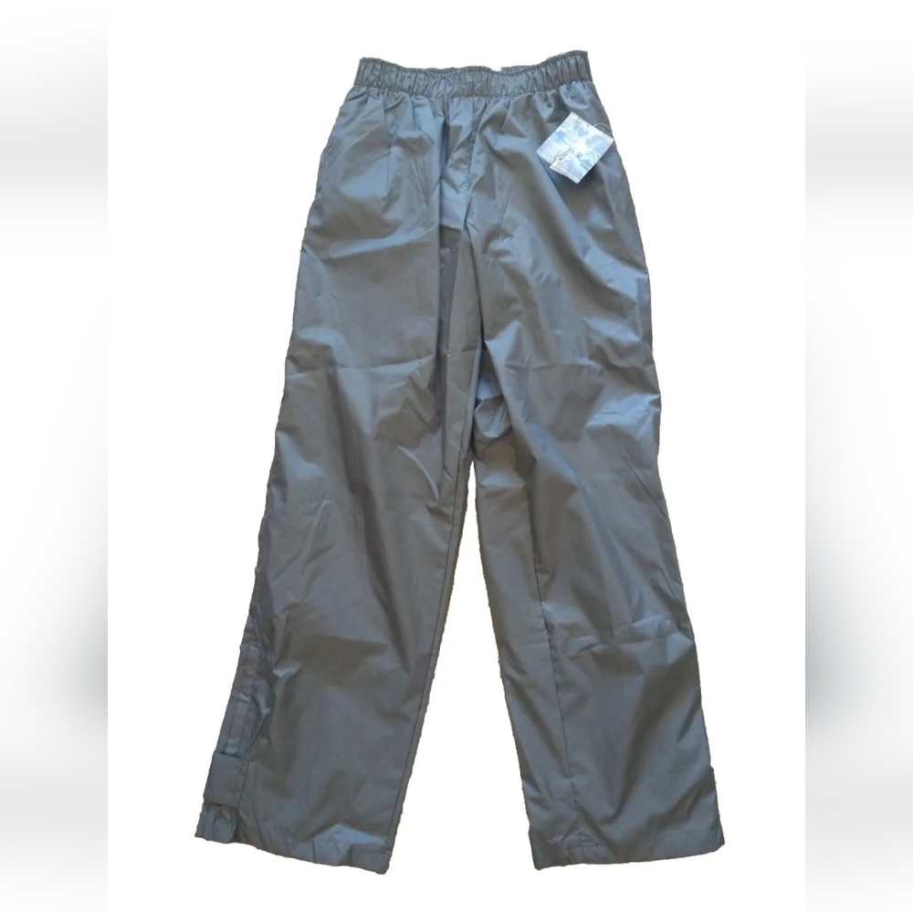 Bike Brand Men's Gray Active Track Pants Size M Pockets Elastic & Drawstring NEW